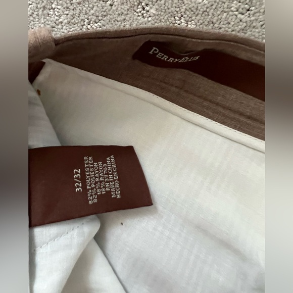 Perry Ellis Brown/Tan Suit 44 Regular - Picture 4 of 4